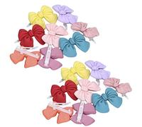 AMONIDA Breloque en Forme de Nœud pour Poils d'animaux, Accessoire de Toilettage Mignon pour Chiens, Chats, Lapins, Matériel de Bricolage pour Animaux de Compagnie Heureux, 16 Pièces
