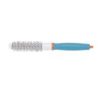 AMONIDA Brosse à Cheveux Ronde, Brosse de Coiffure à Dents en Nylon et Céramique, de Séchage en Tube d'aluminium avec Protection Thermique, Idéale pour les Types de Cheveux