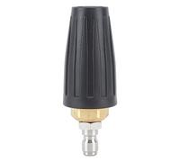 AMONIDA Buse de Pulvérisation pour Nettoyeur Haute Pression, Pointe Turbo Rotative à 360 Degrés pour un Nettoyage Multifonction, Connexion Rapide 1/4", Parfaite pour L'élimination de la Rouille et