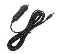 AMONIDA Câble de Prise D'alimentation Allume-cigare avec Voyant Lumineux, 2 Pièces, Connexion Universelle pour Accessoires et Chargeurs de Voiture