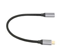 AMONIDA Câble d'extension USB C, Synchronisation de Données 10 Gbps Câble USB C 3.1 Gen 2 Mâle à Femelle Compatibilité étendue Sortie Vidéo 4K 60 Hz pour Les Quais (0,25 m)