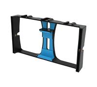 AMONIDA Cage de Caméra Vidéo de Téléphone pour Vlog de Diffusion en Direct, Plate-Forme Vidéo de Smartphone ABS Durable, Stabilisateur Portatif Léger pour la Photographie Mobile (Blue)