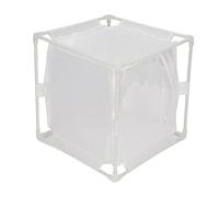 AMONIDA Cage D'observation D'Insectes, Incubateur D'élevage en PVC Durable pour Papillons et Petits Insectes 16x16x16cm (en Forme de U inversé)