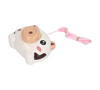 AMONIDA Caméra de Projection de Simulation pour Enfants Mignon Son Lumière Caméra Jouet Viseur Image avec Lanière pour Les Garçons Développer l'imagination (Vaches laitières)