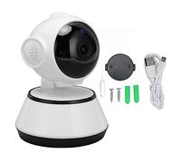 AMONIDA Caméra de sécurité Intérieure, Zoom Numérique 5X, Alertes de Mouvement 24h/24 et 7j/7, Caméra WiFi Bidirectionnelle avec Surveillance à Distance par Application, Moniteur de bébé