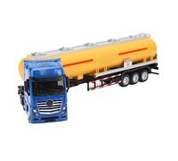 AMONIDA Camion-citerne à Pétrole, 1:50 Jouets de Camion-citerne Amusants Statiques pour Cadeaux pour Enfants Garçons Filles (Jaune)