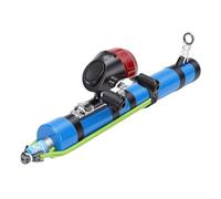 AMONIDA Canne de Lancement de Pêche, Portable, Robuste, Multifonctionnelle, Précise, pour la Famille, Pêche en Plein Air, Matériau PVC Amusant