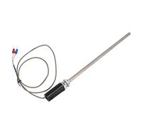 AMONIDA Capteur de Température en Acier Inoxydable de Type K à Thermocouple de Type Sonde M12 pour Applications Industrielles Mesurant jusqu'à 400 °C (1m)