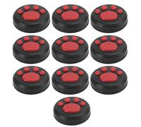 AMONIDA Capuchon à Bascule de Joystick Patte de Chat, Couvercle de Poignées de Pouce en Silicone Souple, Protège pour/Lite, 10 Pièces Griffe Rouge sur Noir (Griffes Rouges sur Noir)