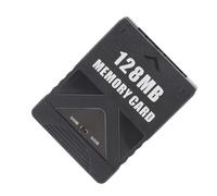 AMONIDA Carte Mémoire de Console de Jeu Durable 2 en 1, Stockage Plug and Play pour Console de Jeu, Matériau ABS Noir (128MB)