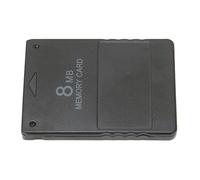 AMONIDA Carte Mémoire de Console de Jeu Durable 2 en 1, Stockage Plug and Play pour Console de Jeu, Matériau ABS Noir (8MB)