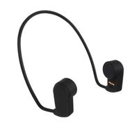 AMONIDA Casque de Natation Bluetooth 5.0, écouteurs de Sport sans Fil étanches pour la Natation et la Course, Conception à Conduction Osseuse IPX8 (Noir Rouge)