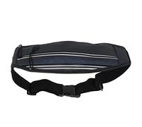 AMONIDA Ceinture de Course pour Hommes et Femmes, Sac de Taille Réfléchissant Ultra Léger pour Les Sports de Plein Air, Support de Téléphone en PU Multifonctionnel étanche (Bleu foncé)