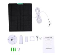 AMONIDA Chargeur Solaire pour Ring Video Doorbell 4/3/2 (WHITE)