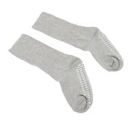 AMONIDA Chaussettes Antidérapantes Super Larges pour Pieds Gras, Confortables, Coupe Ample, pour Hommes et Femmes, Grises, pour Personnes en Surpoids (L/XL)