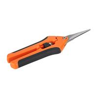 AMONIDA Ciseaux de Jardin, Sécateurs à Ressort, Coupe Facile pour Jardiniers, Ciseaux de Jardin en Acier Inoxydable pour Personnes Souffrant D'arthrite, 6,5 Pouces (ORANGE)