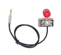 AMONIDA Clé Télégraphique Portable en Résine de Laiton CW Morse Code, Mini clé Télégraphique Portable pour Les Amateurs de Radio, Le Camping SOTA, 1 unité