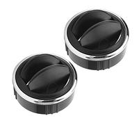 AMONIDA Climatiseur RV adapté à la Ventilation Réglable, 2 Pièces, Sortie de Ventilation ABS Durable pour RV Bus Camion Yacht 75mm