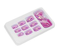 AMONIDA Coffin False Nails 24Pcs for Nail Art (#1)