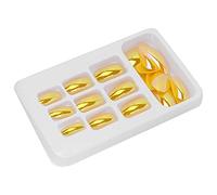 AMONIDA Coffin False Nails 24Pcs for Nail Art (#3)