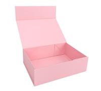 AMONIDA Coffret Cadeau avec Fermeture Magnétique, Boîte de Saint-Valentin Spacieuse et Pliable, Boîte d'installation sans Effort pour Bijoux, Parfums, Noël, Halloween, Anniversaires, Emballage