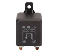 AMONIDA Commutateur de Charge de Relais de Démarreur pour des Performances Efficaces dans les Voitures Motos 100A 12VDC ABS Cuivre Argent 1 Unité (24V)