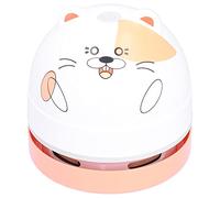 AMONIDA Conception Portative de Bande Dessinée D'aspirateur à Main pour L'usage de Bureau Mini Collecteur de Poussière de Taille Compacte (Hamster)
