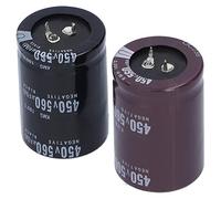 AMONIDA Condensateur électrolytique en Aluminium 2 Pièces, Résistance à Haute Température 450V 560F 105, Condensateur de Sortie de Type Klaxon, Idéal pour l'alimentation à Découpage Automobile des