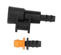 AMONIDA Connecteur de Tuyau à Filetage Femelle G1/2 Pouces, Adaptateur D'arrosage Durable pour Systèmes D'irrigation dans Les Terres Agricoles et Les Jardins, 15 Ensembles