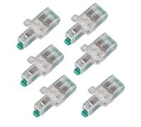 AMONIDA Connecteur D'épissure de Fil Connecteur D'épissure Rapide Fiable pour Appareils Ménagers 20 Pièces 1 Entrée 2 Sorties pour Moteurs, Commande électrique