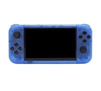 AMONIDA Console de Jeu Portable Rétro Haute Performance avec 128 Go de Mémoire pour Une Expérience de Jeu Ultime dans Un Format Portable (Bleu Transparent)