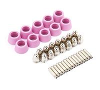 AMONIDA Consommables de DéCoupe Kit D'électrodes de Buse AG60 SG55 de Haute qualité 40 Pièce/ensemble pour un Projet de Coupe en Douceur adapté à la Torche SG55, AG-60, CUT60, LGK60, P-60