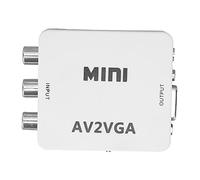 AMONIDA Convertisseur Mini AV vers VGA HD 1080P, Adaptateur Video avec