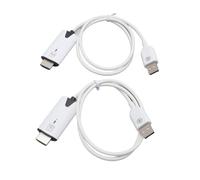 AMONIDA Cordon HDMI sans Fil, 2,4 GHz et 5 GHz 1080P à 60 Hz ABS Adaptateur de Moniteur sans Fil Plug and Play avec Diffusion D'écran et Extension Bluetooth HDMI pour Le Bureau et