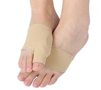 AMONIDA Correcteur d'oignon en Silicone, Protecteur d'orteil avec Séparateur 'orteil, Léger et Respirant pour Soulager la Douleur de l'hallux Valgus, Soutien de Jour et de Nuit