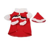 AMONIDA Costume de Noël pour Chien, Sweat à Capuche Chaud et Mignon avec Chapeau pour Petits, Moyens et Grands Chiens, Célébration de Fête (L)