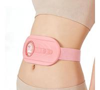 AMONIDA Coussin Chauffant Portable, Ceinture Chauffante Douce pour le Ventre avec Sangle Réglable et Contrôle de la Température, Fonction de Massage pour Soulager L'utérus et la Taille
