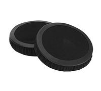 AMONIDA Coussinets d'oreille en Mousse de Remplacement pour Casque XL, Coussinets Doux et Durables pour Un Maximum de Confort, Coton Noir, 1 Paire