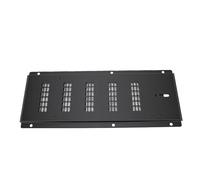 AMONIDA Couvercle d'aération pour Vide, Grille d'aération de Fondation de 16x6,5 Pouces, Grille 'aération en Acier galvanisé Robuste avec écran Amortisseur, Idéal pour le Sous-sol et le Garage, 2