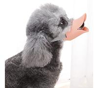 AMONIDA Couvre-Bouche pour Chien, Muselière Respirante en Forme de Bouche de Canard pour Correction du Comportement, Fournitures pour Animaux de Compagnie (L)