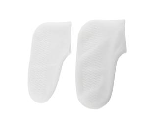 AMONIDA Couvre-chaussures de Pluie Imperméables en Silicone, Conception Antidérapante pour la Randonnée, le Vélo, la Pêche, Hommes Femmes Enfants 2 Pièces (M)