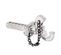 AMONIDA Crochet de Remorque en Métal RC pour SCX10, Pièce de Rechange Résistante à la Corrosion et à l'usure, Idéal pour Les Chenilles, Taille 57 Mm, 1 Pièce (Silver)