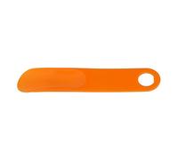 AMONIDA Cuillère à Chaussures Durable avec Poignée en Caoutchouc, Conception Portable pour les âges, Aide à Chaussures de Voyage 19,5 X 4 Cm (ORANGE)