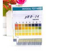 AMONIDA de Test de PH, 200 Unités, Résultats en 15 Secondes, 2 Boîtes | Papier Test, Plastique et Papier, Analyse du Sol de L'eau, compatibilité en Laboratoire et à Domicile, Enseignement