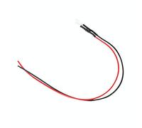 AMONIDA Diode Lumineuse LED Filaire, 10 Pièces, 12V, 5mm, Câble Multicolore pour Afficher L'état, économie D'énergie, 20cm de Long (Flash lent coloré)