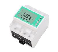 AMONIDA Disjoncteur de Compteur d'énergie WiFi 80A, Compteur d'électricité à écran LCD triphasé à 4 Fils, Protecteur de Commutateur de Minuterie de Télécommande Mobile pour la Domotique
