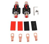 AMONIDA Disjoncteur en Ligne 12-24V, Porte-fusible à Réinitialisation Manuelle pour Système Audio de Bateau de Voiture, Protection à Courant élevé, Paquet de 2 (30A)