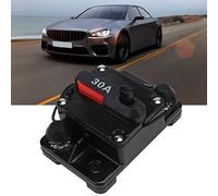 AMONIDA Disjoncteur Réarmable 12V 30A 40A 60A, Conception Compacte pour Systèmes Audio de Voiture, étanche et Durable (30A)