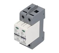 AMONIDA Dispositif de Protection Contre Les Surtensions, Parafoudre de Tension Fiable 2P pour Systèmes d'alimentation CC 20-40KA 500VDC Longue Durée