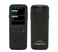 AMONIDA Dispositif de Traduction Vocale Intelligent Portable, 138 Langues, pour Les Voyages, Les Achats et Les Réunions, écran Tactile de 2.4 Pouces, 1 Go de RAM, 8 Go de ROM (Black)